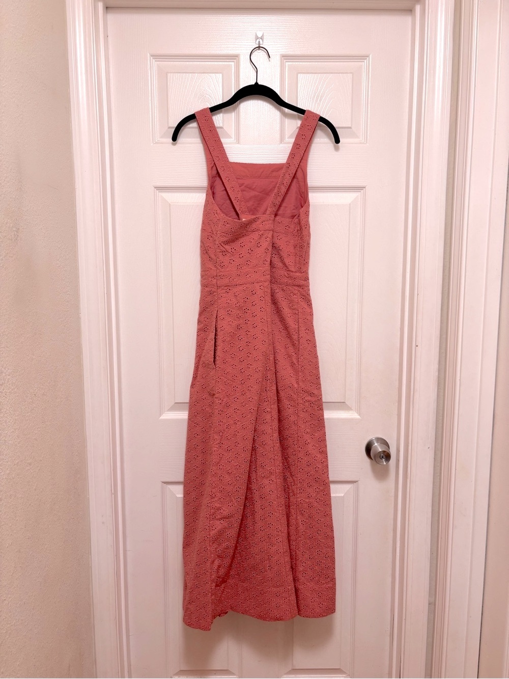 NWT Boden Cross Back Broderie Midi Dress in Vintage Rose Broderie - Picture 8 of 12